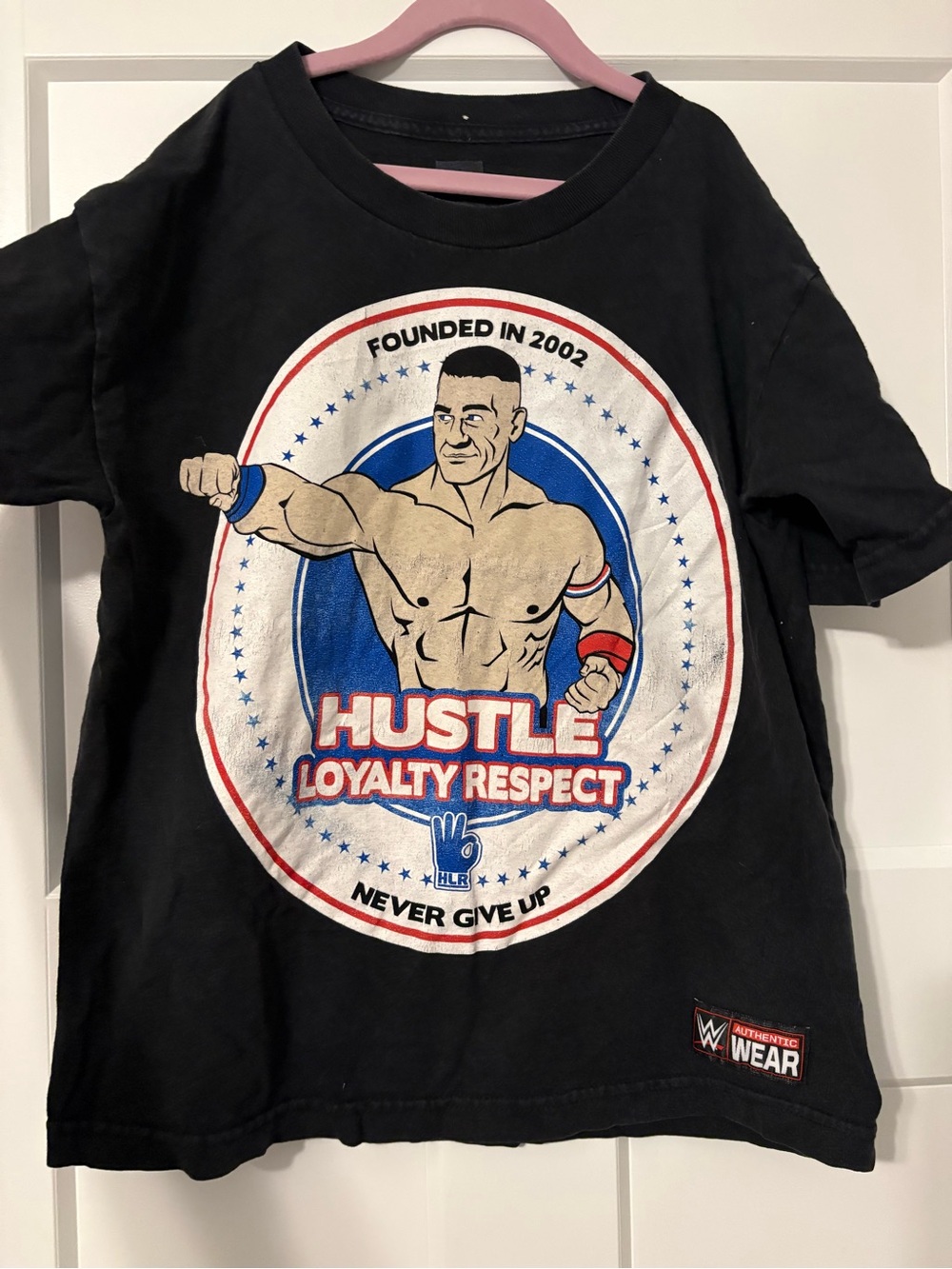 WWE Kids Black John Cena Graphic Tee